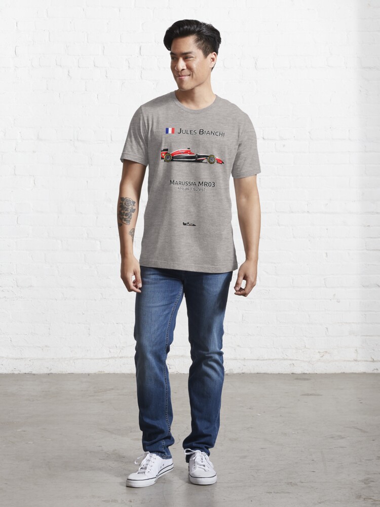 Marussia MR03 Jules Bianchi Essential T Shirt for Sale by JageOwen Redbubble