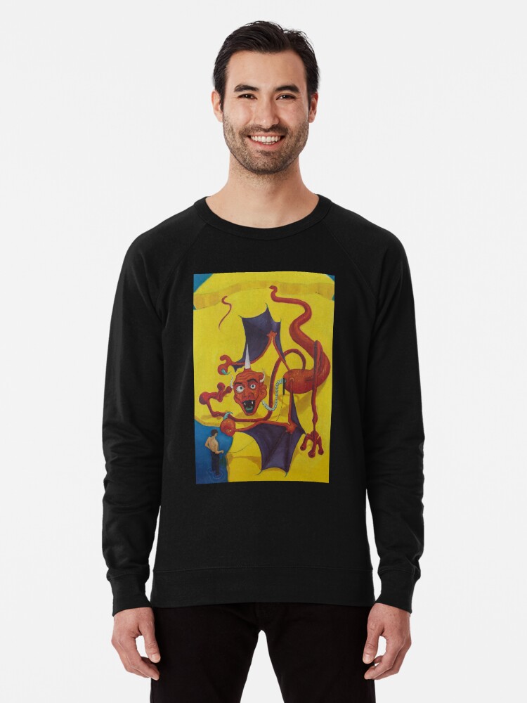 Alternate view of Red Dragon Kite Lightweight Sweatshirt