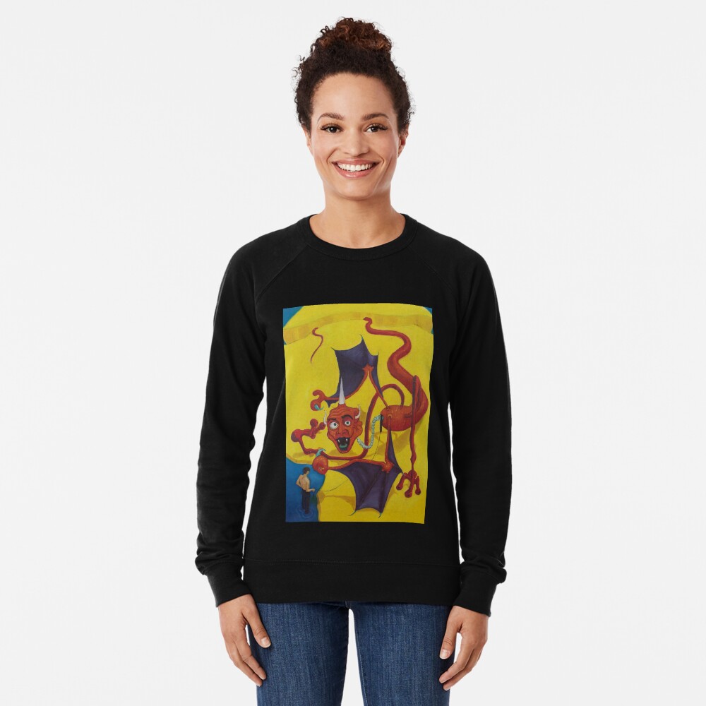 Red Dragon Kite Lightweight Sweatshirt