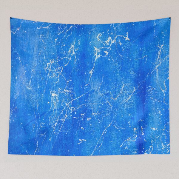 Item preview, Cerulean Blue Seas Marble Original Abstract Art designed and sold by BCSLight.