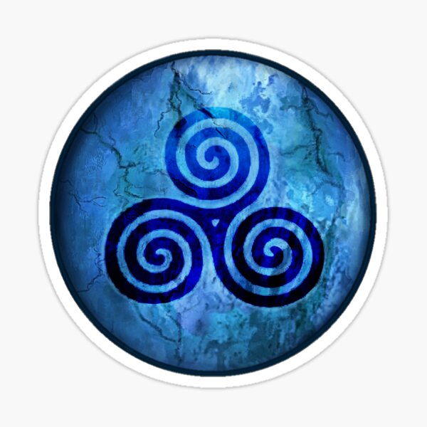 Ancient Celtic Triskele Symbol Sticker