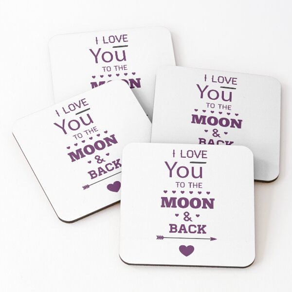 Item preview, I love you to the moon and back - Valentines Day  designed and sold by TinoThreads.