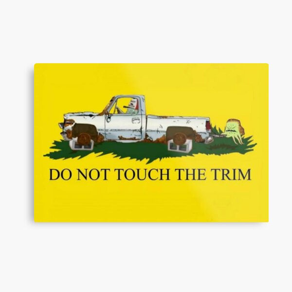 Dont touch the trim Metal Print
