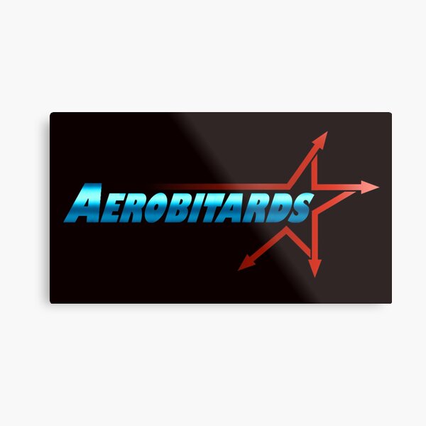AEROBITARD Verbiage Logo Metal Print