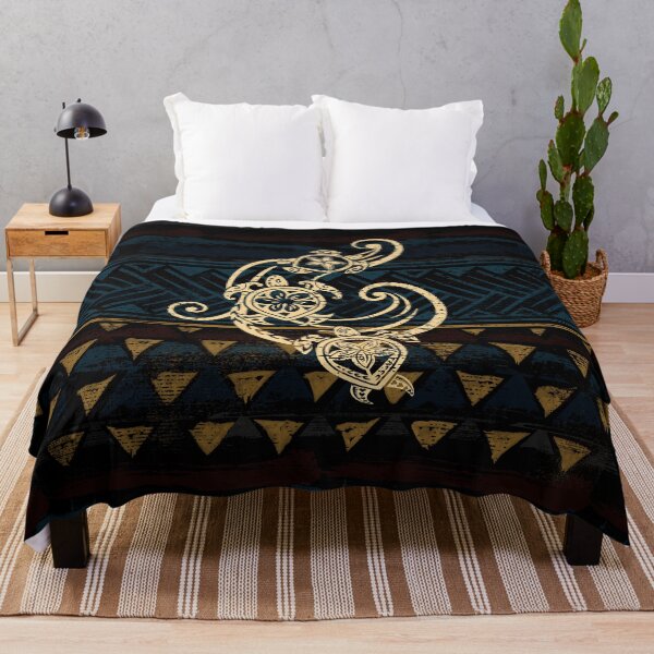 Item preview, Golden Tribal Honu's designed and sold by sunnthreads.