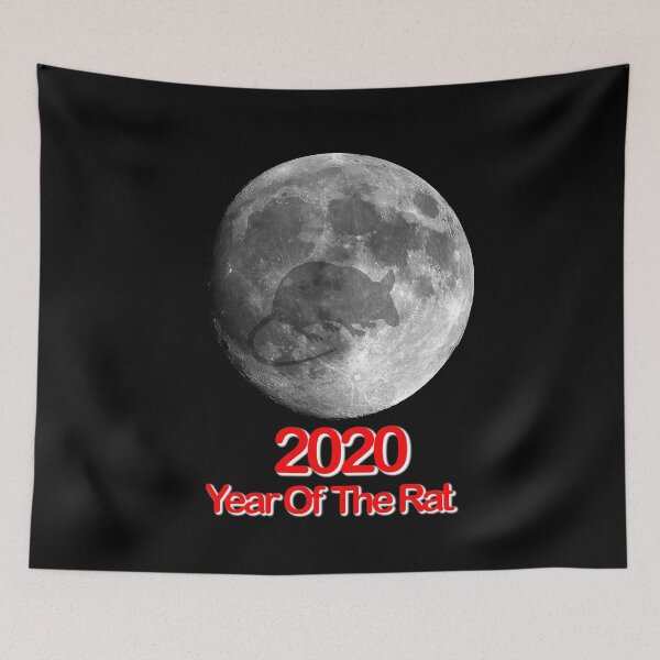 Item preview, 2020 Year Of The Rat - Red Text - Celebrate The Lunar New Year  designed and sold by Thingy72.