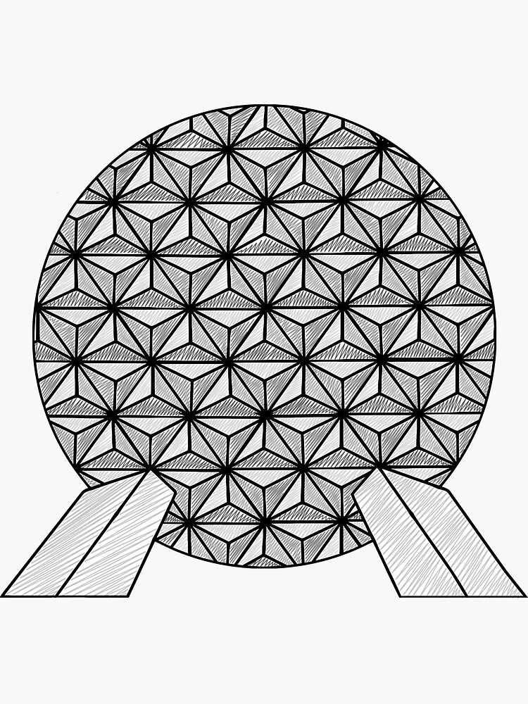 Scribble Epcot Ball by PNFDesigns.