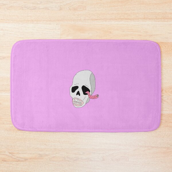 Item preview, Skull with worm designed and sold by theomooredraws.