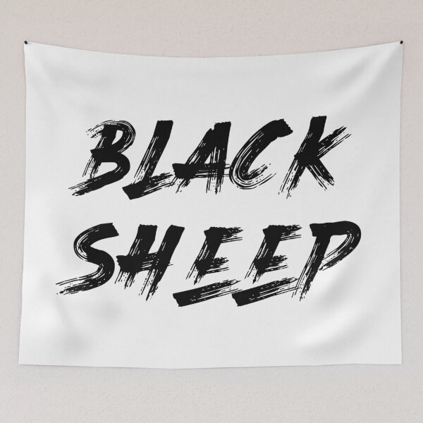 Item preview, Black Sheep print designed and sold by Skippingbird.