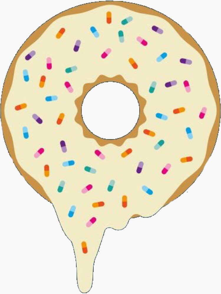 Thumbnail 3 of 3, Sticker, Sprinkle Donut designed and sold by paytonstach.