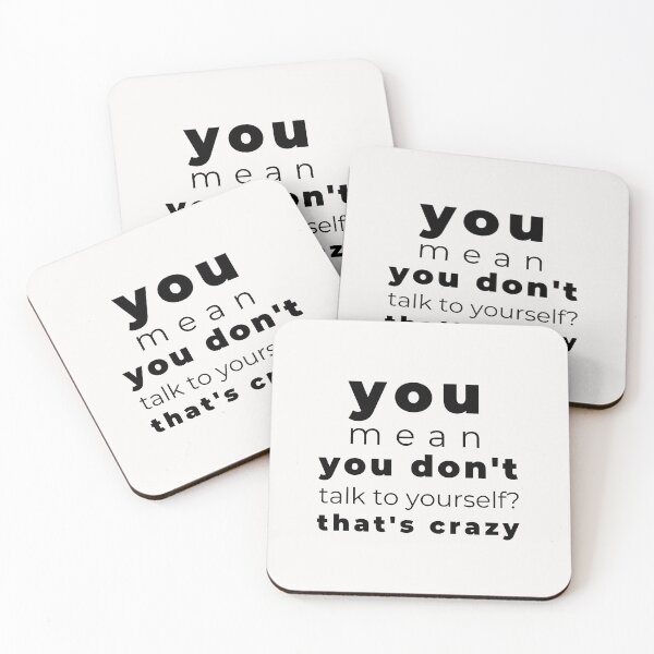 Item preview, Crazy Talk Introvert Awkward Relax Cute Funny Sarcastic Happy Fun Inspirational Gift designed and sold by EpsilonEridani.