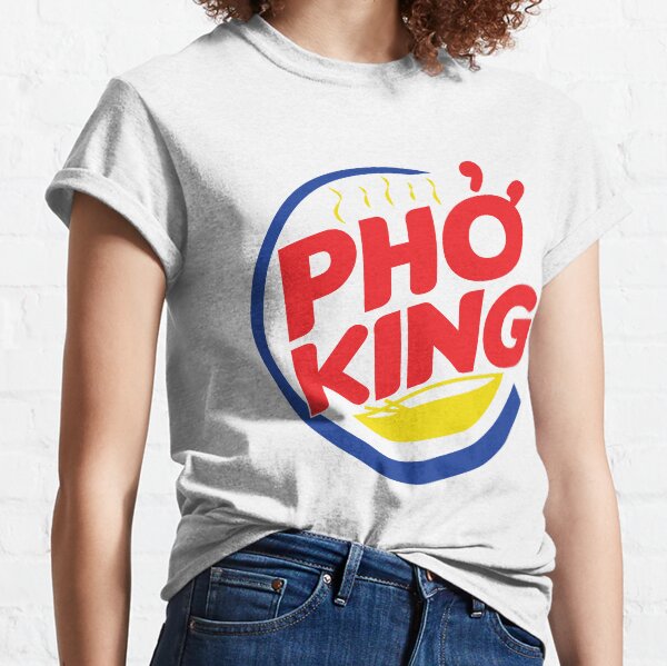 Vista previa del artículo con la obra «Logotipo de Burger King Pho», diseñado y vendido por Lindseyideishi.