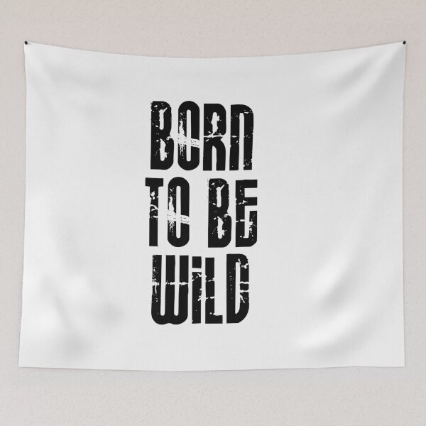 Item preview, Born to be wild print designed and sold by Skippingbird.