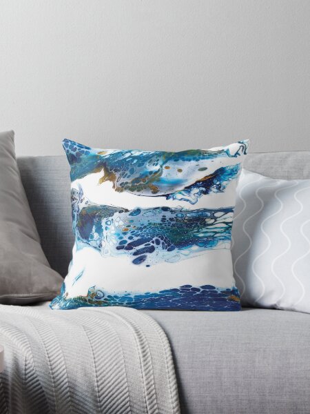 Currents Throw Pillow