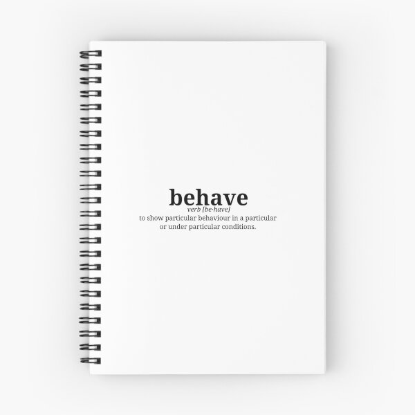 Item preview, Behave - Dictionary Minismalist Definition | Text Art designed and sold by pamelawille.