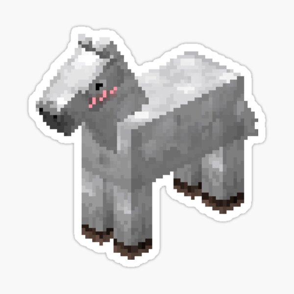 Minecraft White Stickers Redbubble - frost dragon roblox adopt me pets zeichnen