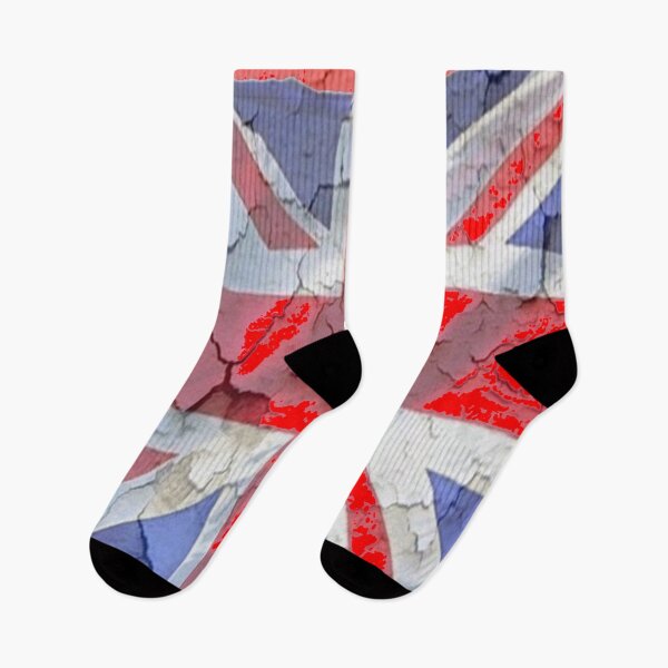 Item preview, SHABBY CHIC BRITISH FLAG OLD PEELING WALL ART designed and sold by sharlesart.