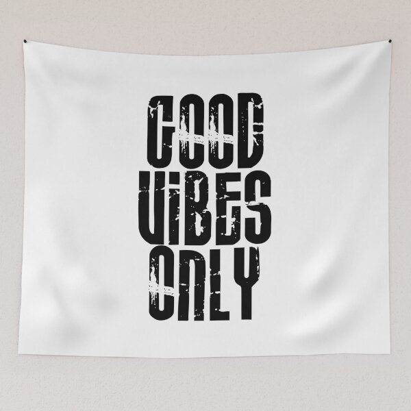 Item preview, Good Vibes Only print designed and sold by Skippingbird.