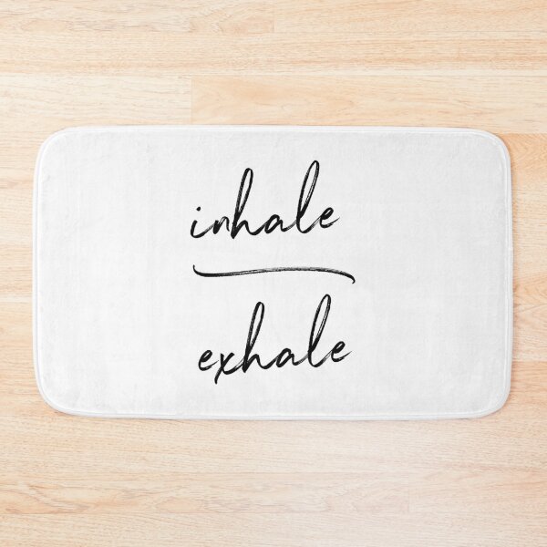 Inhale Exhale Yoga Bath Mat