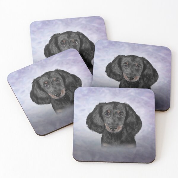Item preview, Drawing Dog breed long haired dachshund designed and sold by bonidog.