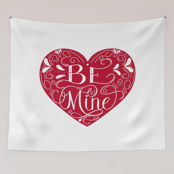 Item preview, Valentine Be Mine Heart (Red) designed and sold by Gsallicat.