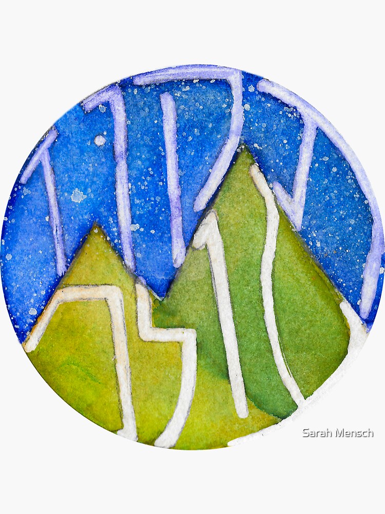 Thumbnail 3 of 3, Sticker, Tikkun Olam World designed and sold by smensch.