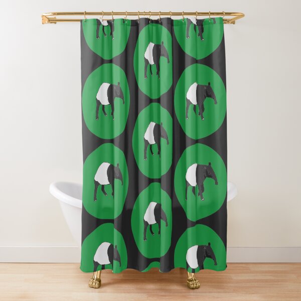 Malayan Tapir Shower Curtain