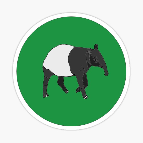 Malayan Tapir Sticker