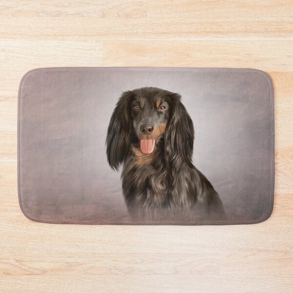 Item preview, Drawing Dog breed long haired dachshund designed and sold by bonidog.
