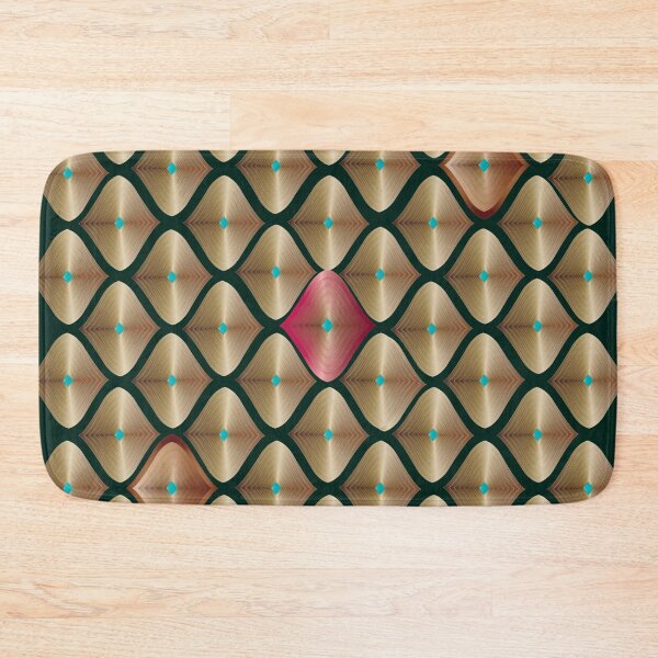 Item preview, The Golden Pattern with Turquoise Stone designed and sold by Nobiya.