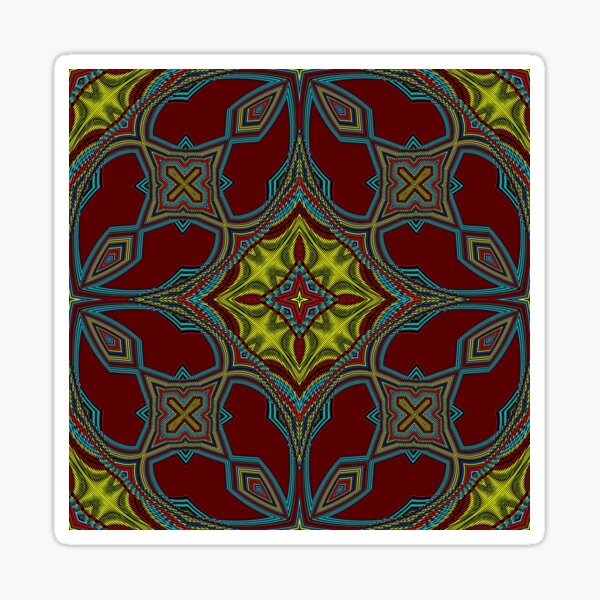 Embroidery Tribal Sticker