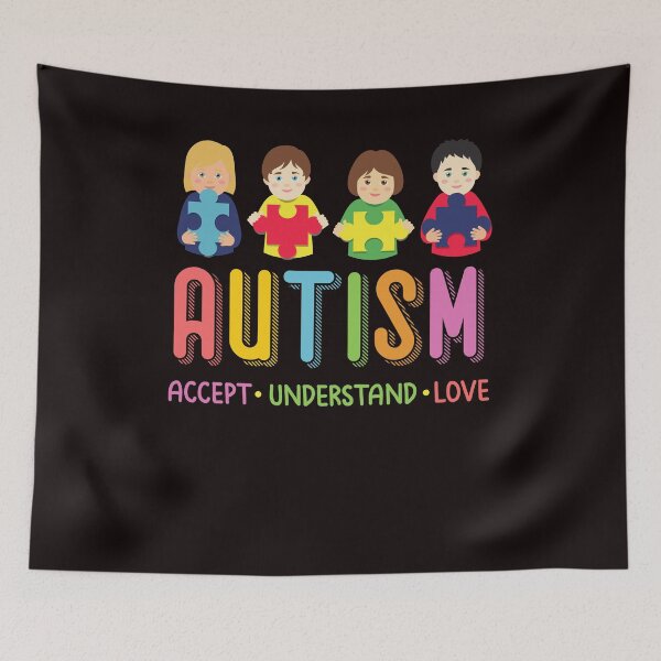Item preview, Autism Accept Understand Love designed and sold by MagicSD Designs.