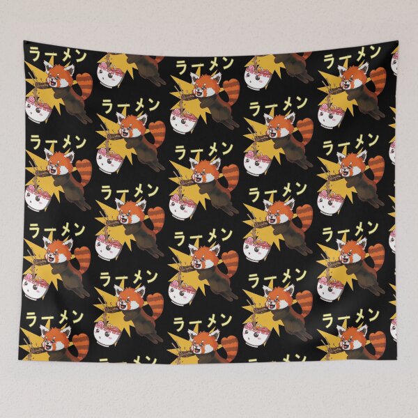 Item preview, Red Panda Loves Japanese Ramen Noodles designed and sold by fatamyfan1.