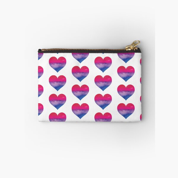Item preview, Bi Flag Heart Watercolor designed and sold by AlyssaRandone.