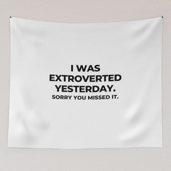 Item preview, Extrovert Joke Sarcasm Introvert Awkward Relax Cute Sarcastic Happy Fun Inspirational Gift designed and sold by EpsilonEridani.