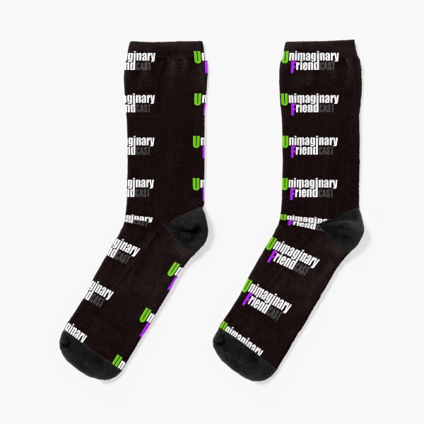 Unimaginary Friend Cast Logo Socks