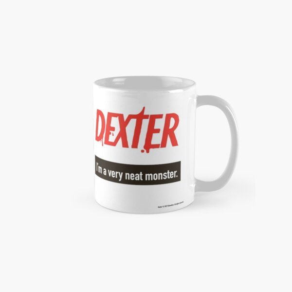 20 oz Travel Mug Tumbler Coffee is my Dark Passenger Dexter Morgan Unique Blood Splatter Drama Showtime TV Murder Mystery Lid Straw