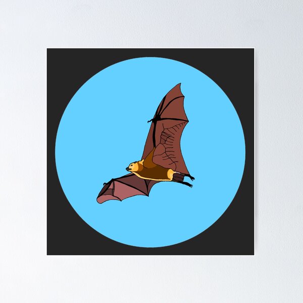 Greater Mascarene Flying Fox Poster