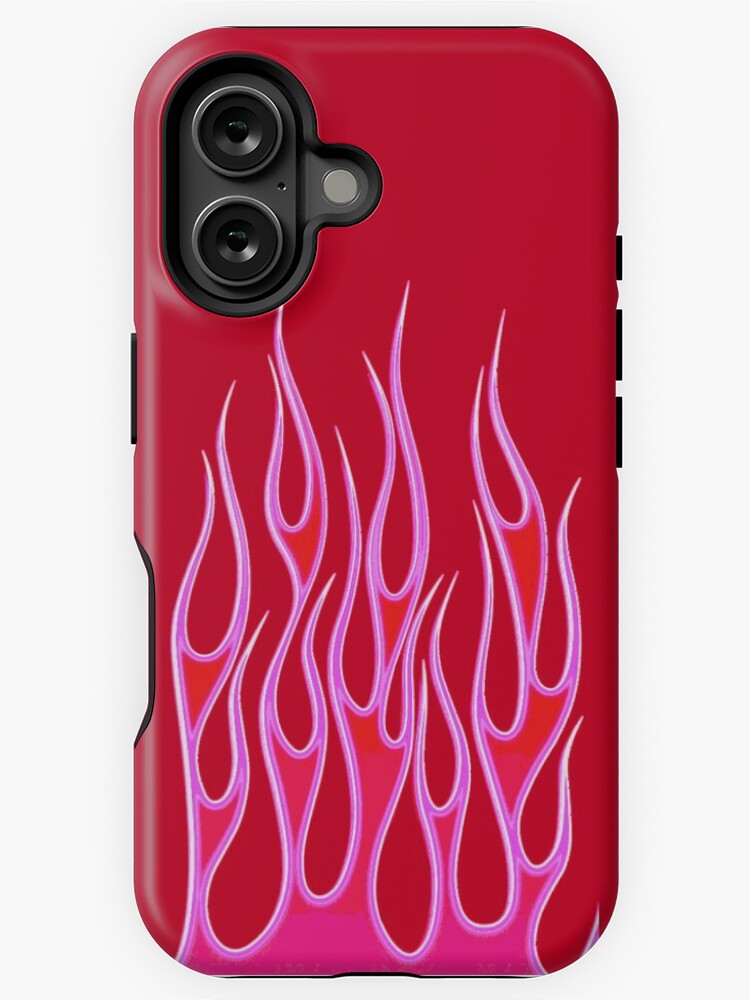 Thumbnail 1 of 4, iPhone Case, Pink Flames designed and sold by paytonstach.