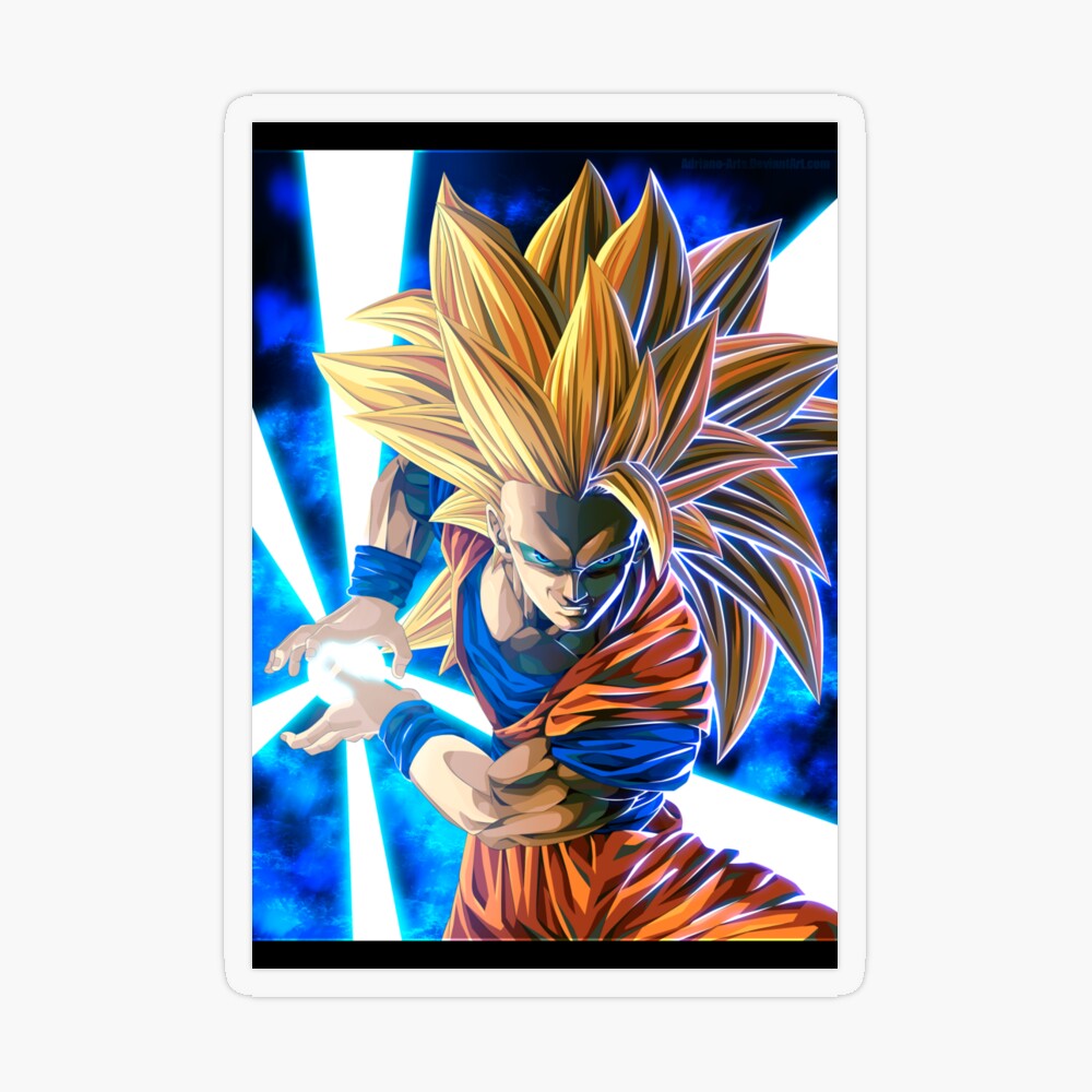 Son Goku Sayajin 3 Art Board Print for Sale by Adriano Robert