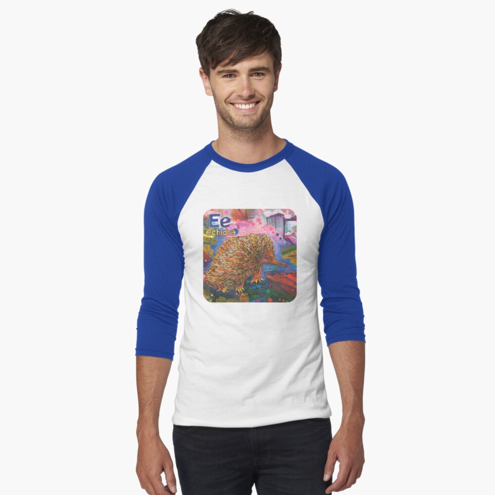 Item preview, Baseball ¾ Sleeve T-Shirt designed and sold by gwennpaints.