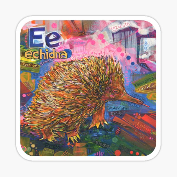 E Is for Echidna - 2019 Sticker