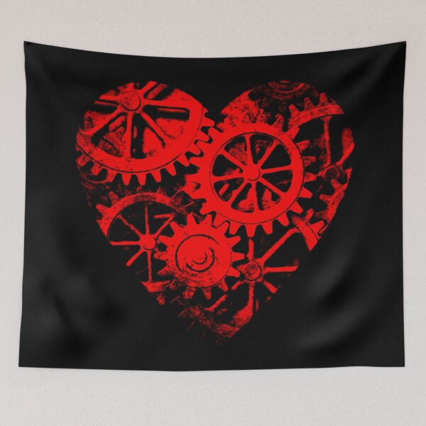 Item preview, Steampunk Love Cogwheels Heart  designed and sold by Mark Jesus-Allen.