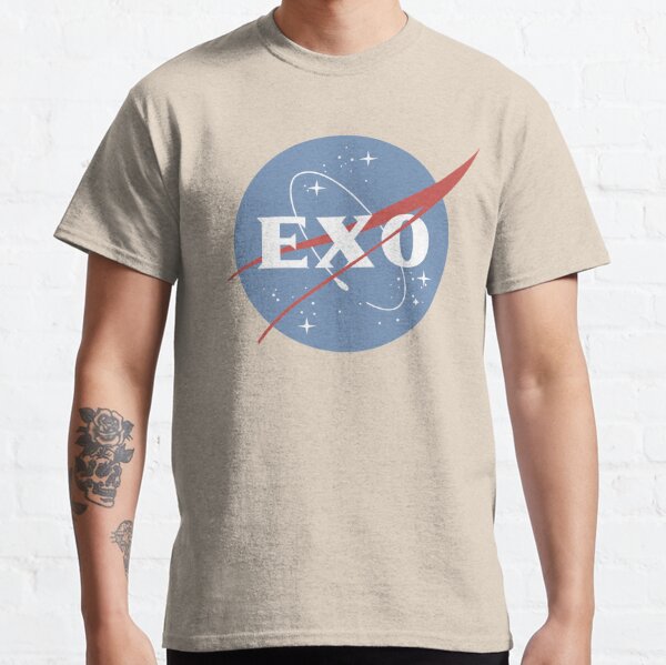 Kpop EXO Seoul Concert Same Style Baseball Jersey T-Shirt Baekhyun Sehun  Xiumin Hip-hop Shirt 