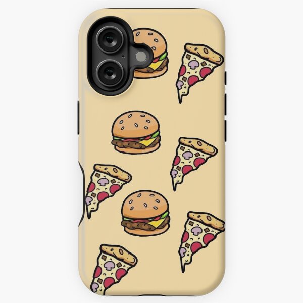 Pizza and Cheeseburgers iPhone Tough Case