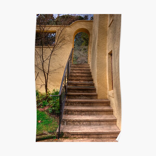 Steps to Everglades Historic House. Poster