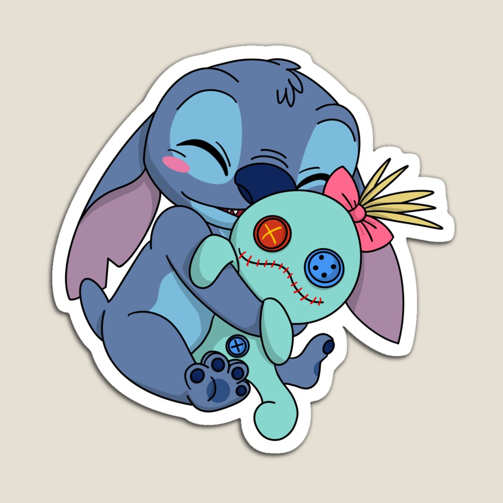 Stitch's Girlfriend  Magnet for Sale by Yzaa