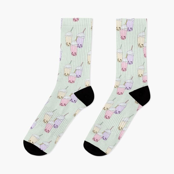Item preview, Cute Yellow, Pink, and Purple Milk Tea designed and sold by ZoraZero.