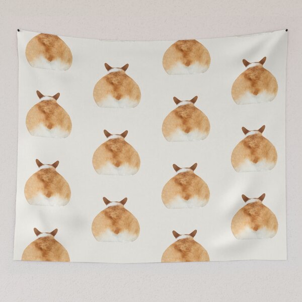 Item preview, : aquacorg : But First, Corgi Butt designed and sold by kmkmonkay.