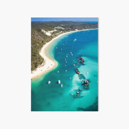 Tangalooma Wrecks Art Board Print